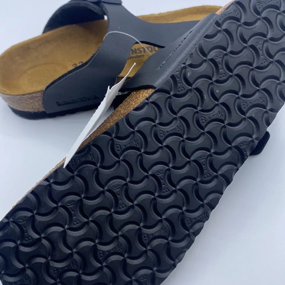 KIDS - Birkenstock‎ Kids Gizeh Black Thong Sandals